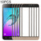 Pour Samsung Galaxy J3 (2016) / J320FN / J320F / J320G / J320M / J320A / J320V / J320P 10pcs lentille extérieure en verre d'écran avant (or)